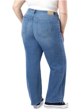Seven7 Plus Size Straight Leg Jean